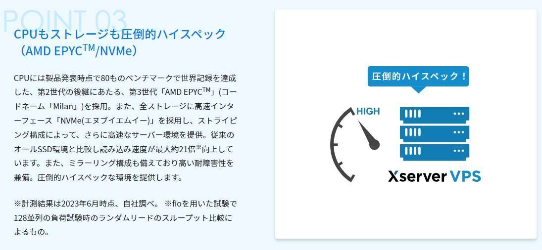 情報を公開しても意味がないと判断しているかもしれませんが、安くて高性能サーバーを運営しているVPS業者ほど部品のパーツ名まで明記しているので性能公開は信頼度の高いVPS業者と言えます。